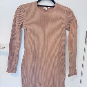 GAP Women's Ribbed Long-Sleeve Tunic Sweater